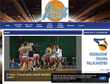 Tablet Screenshot of basketfrascati.com